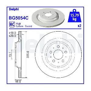 DELPHI BG5054C
