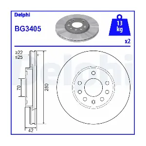 DELPHI BG3405
