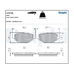 DELPHI LP3708