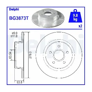 DELPHI BG3873T