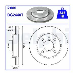 DELPHI BG2440T