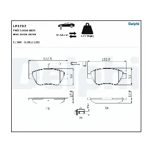 DELPHI LP1722