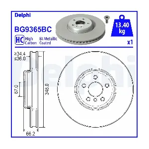 DELPHI BG9365BC
