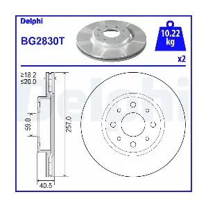 DELPHI BG2830T