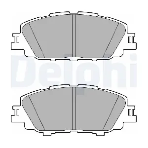 DELPHI LP3647 Комплект гальмівних накладок дискового стоянкового гальма