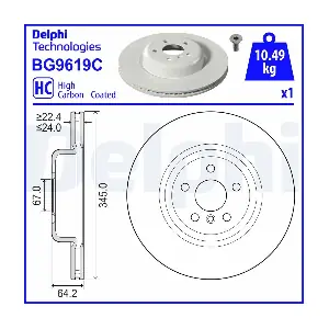DELPHI BG9619C