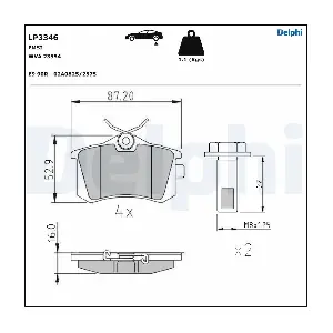 DELPHI LP3346