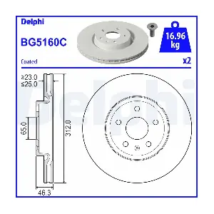 DELPHI BG5160C
