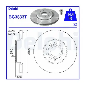 DELPHI BG3833T