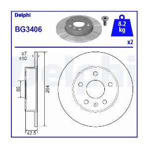 DELPHI BG3406