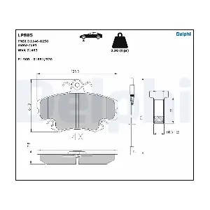 DELPHI LP885