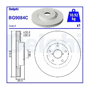 DELPHI BG9084C