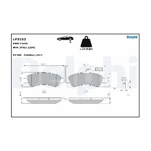 DELPHI LP3153