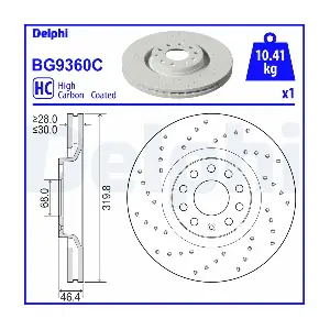 DELPHI BG9360C