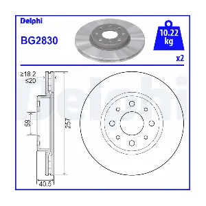 DELPHI BG2830