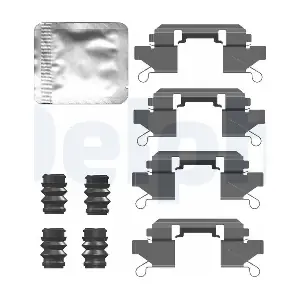 DELPHI LX0761 Комплект приладдя, накладка дискового гальма