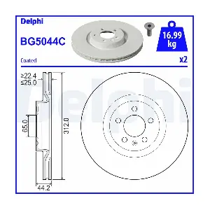 DELPHI BG5044C