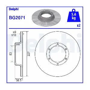 DELPHI BG2071
