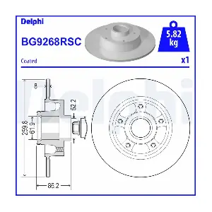 DELPHI BG9268RSC