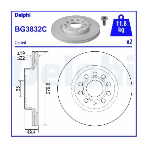 DELPHI BG3832C