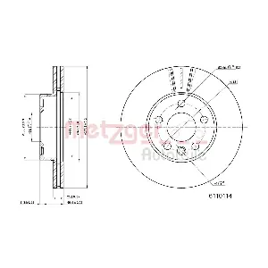 METZGER AUTOTEILE 6110114