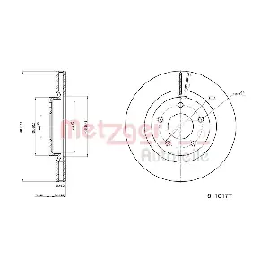 METZGER AUTOTEILE 6110177
