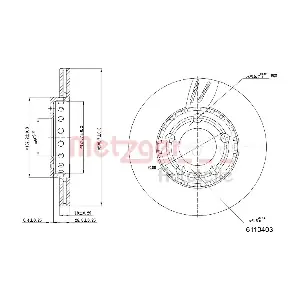 METZGER AUTOTEILE 6110403