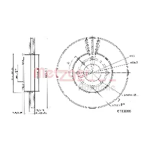 METZGER AUTOTEILE 6110066