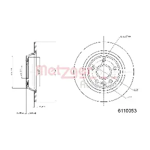 METZGER AUTOTEILE 6110053