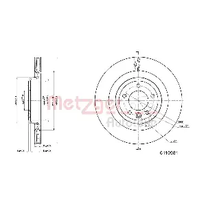METZGER AUTOTEILE 6110981
