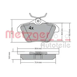 METZGER AUTOTEILE 1170579