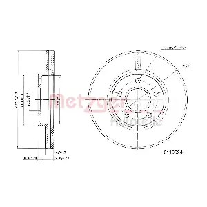 METZGER AUTOTEILE 6110524