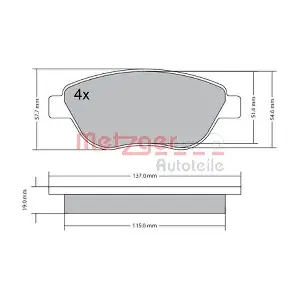 METZGER AUTOTEILE 1170614