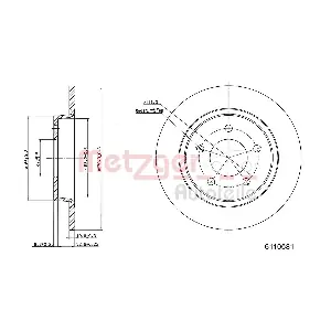 6110581 METZGER AUTOTEILE