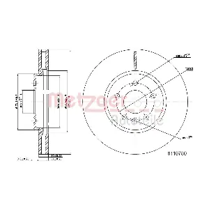 METZGER AUTOTEILE 6110780