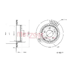 METZGER AUTOTEILE 6110217