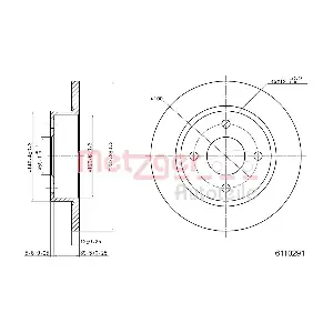 METZGER AUTOTEILE 6110291