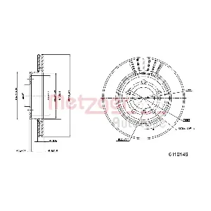 METZGER AUTOTEILE 6110149