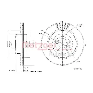 METZGER AUTOTEILE 6110750