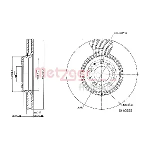 METZGER AUTOTEILE 6110222