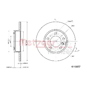 METZGER AUTOTEILE 6110057