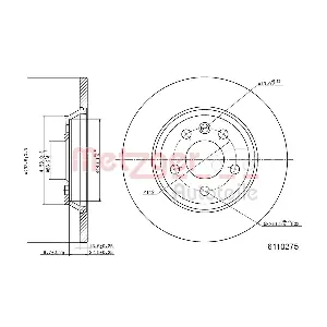 METZGER AUTOTEILE 6110275