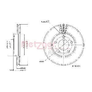 METZGER AUTOTEILE 6110421
