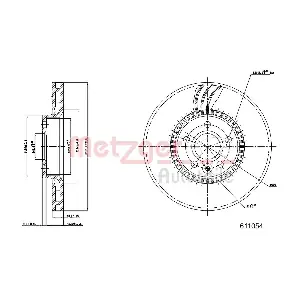 METZGER AUTOTEILE 6110504