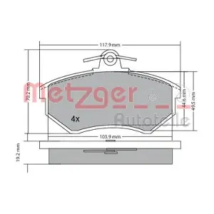 METZGER AUTOTEILE 1170066