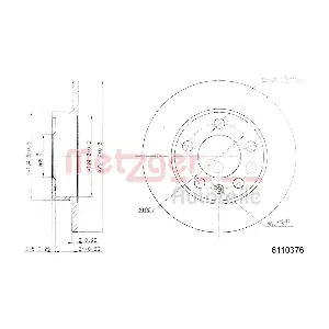 METZGER AUTOTEILE 6110376