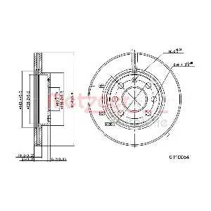 METZGER AUTOTEILE 6110054