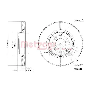 METZGER AUTOTEILE 6110047