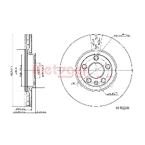 METZGER AUTOTEILE 6110239