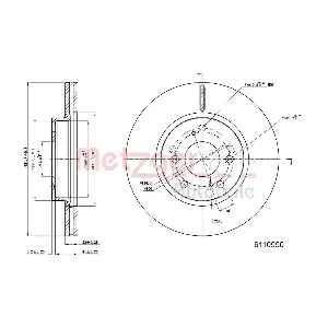 METZGER AUTOTEILE 6110550